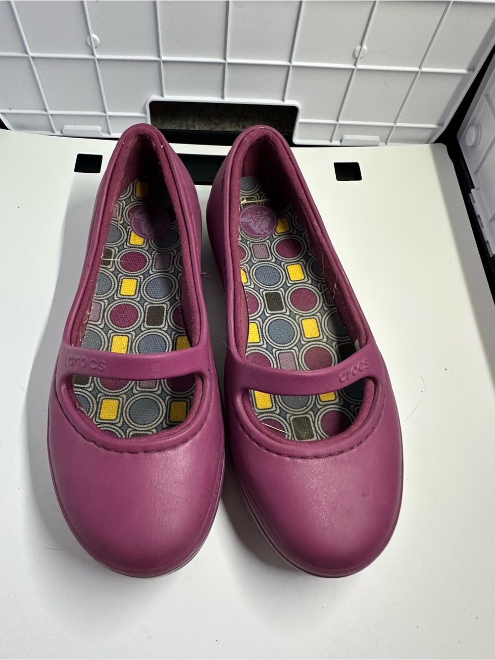CROCS Women’s Plum Mary Jane Slip-On Shoes
